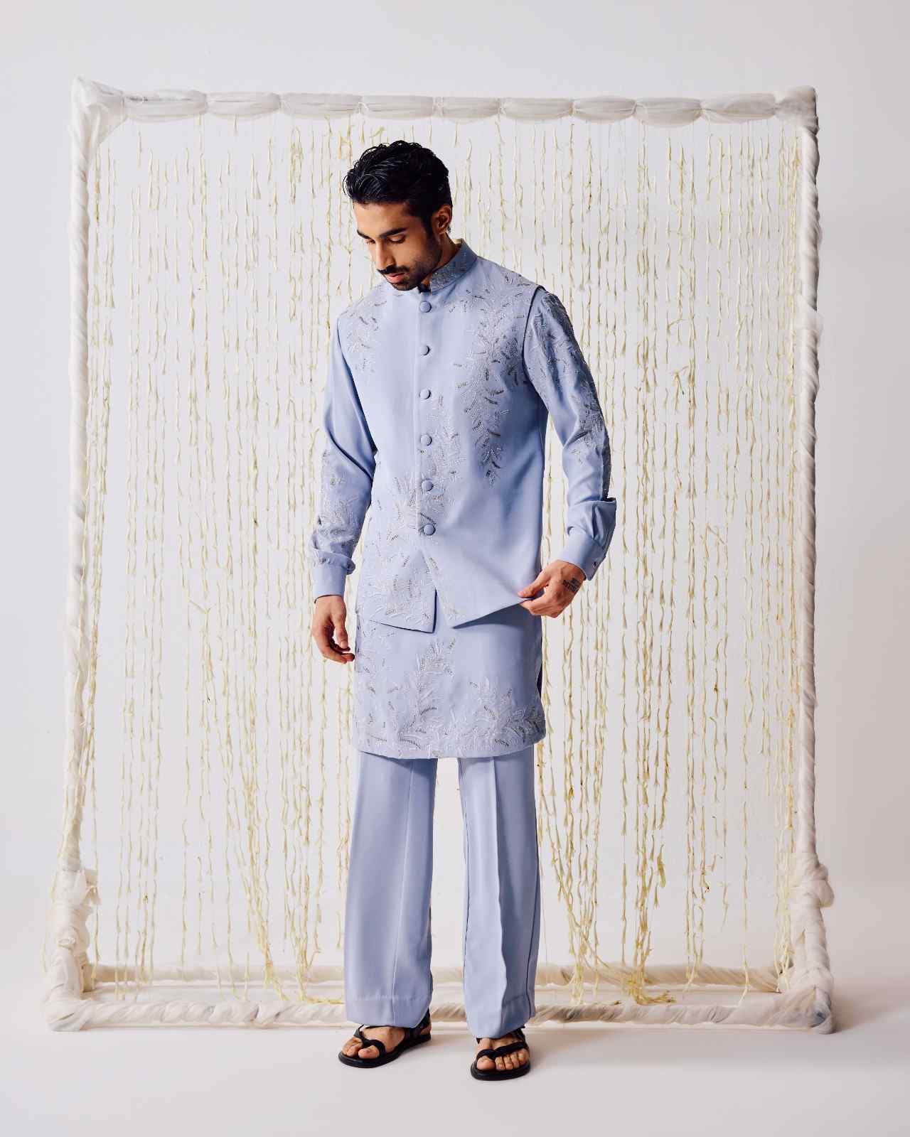 Waistcoat kurta set 8