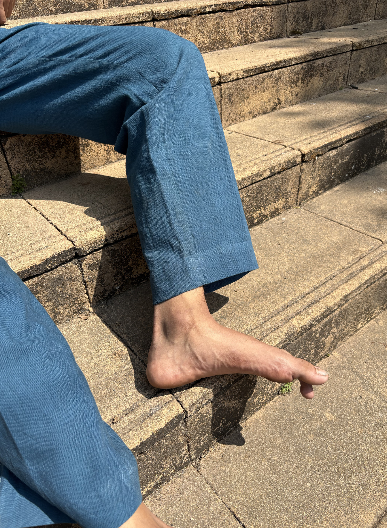 Indigo Straight Denim Pant