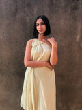 ONE SHOULDER DRESS-AJRAKH
