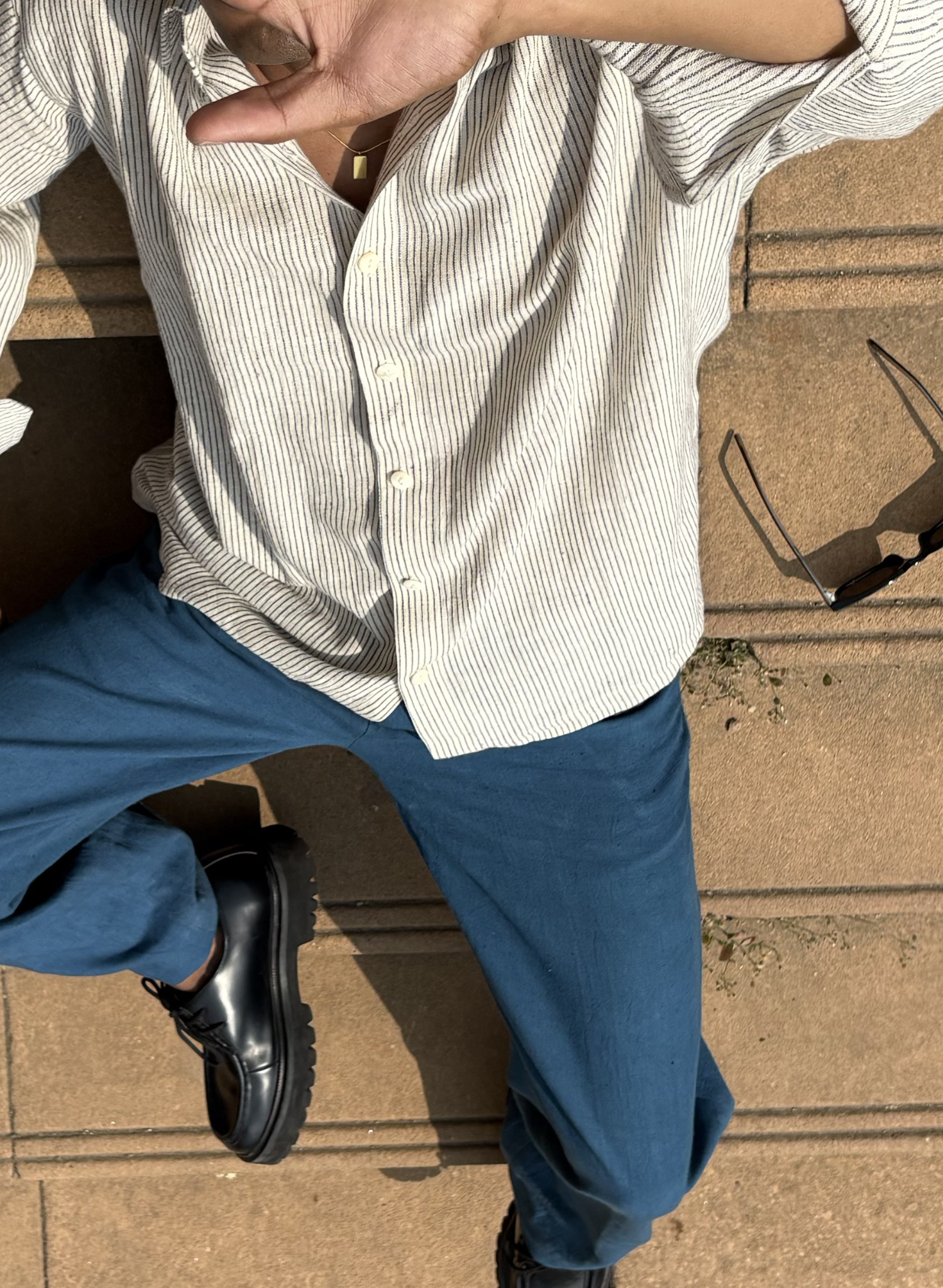 Handwoven Indigo Lineage Shirt