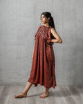 CALF LENGTH DRESS