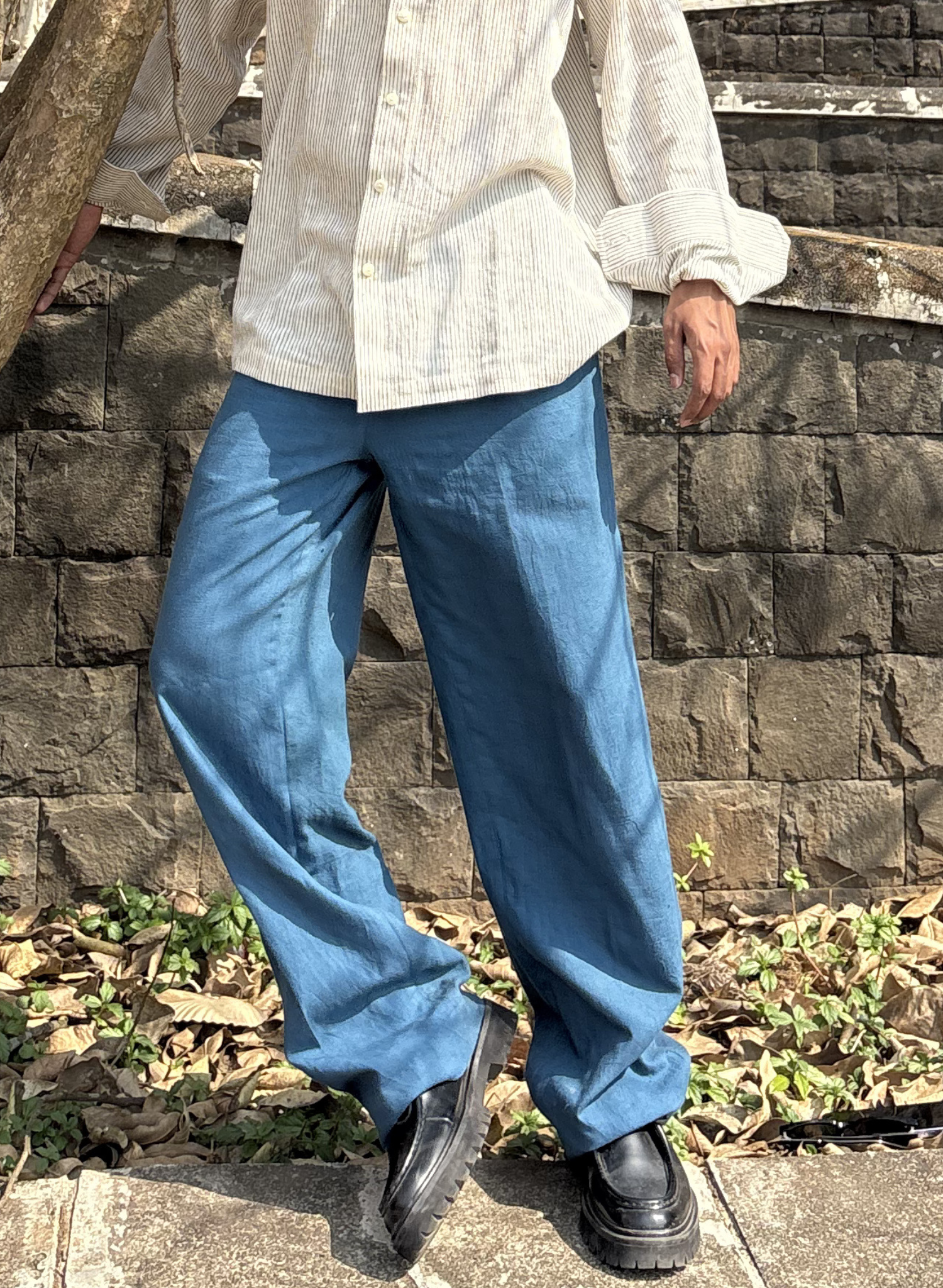 Indigo Straight Denim Pant