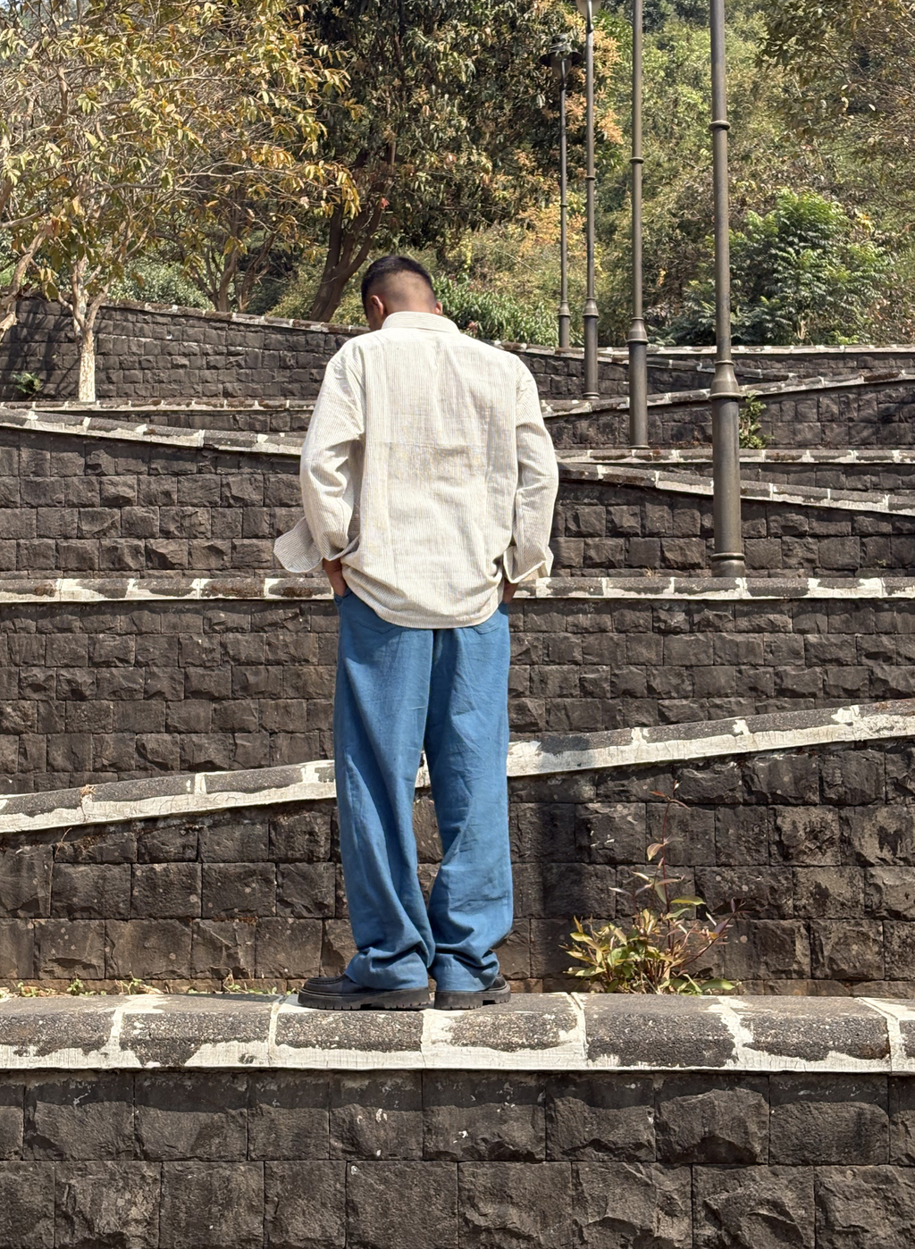 Handwoven Indigo Lineage Shirt