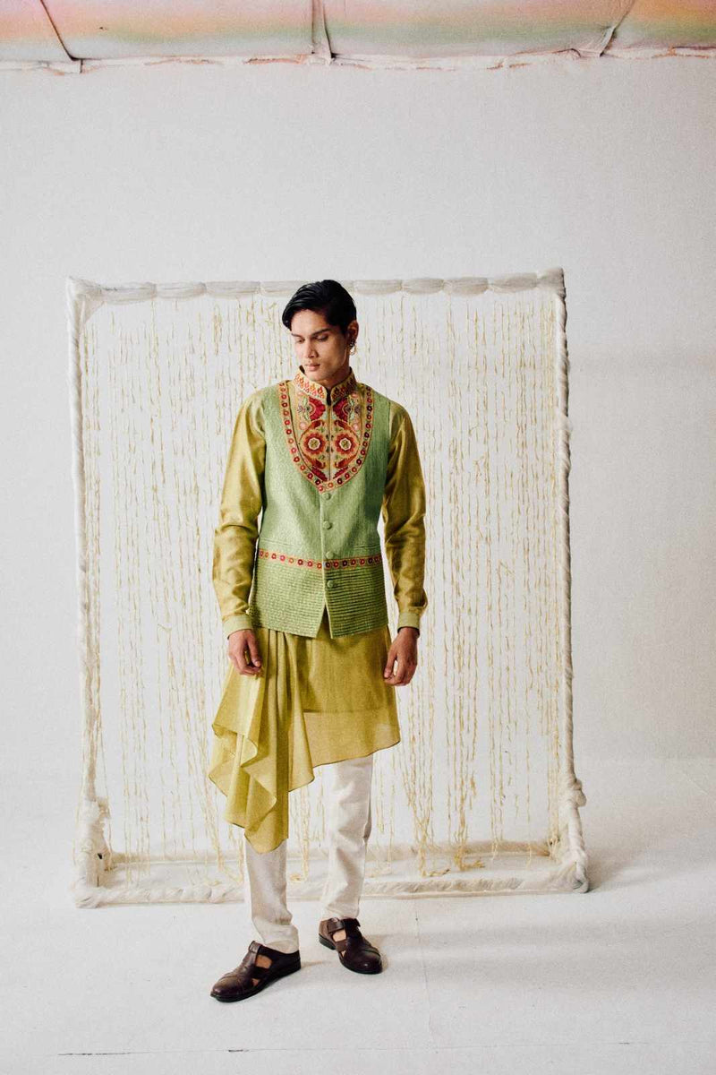 Waistcoat kurta set 9