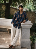 Block Printed Button Down Shirt