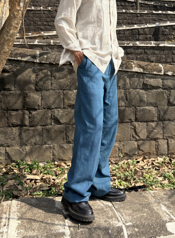 Indigo Straight Denim Pant